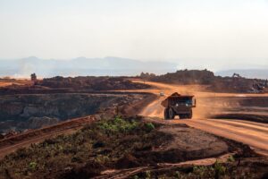 Dump Truck In Pit Mine