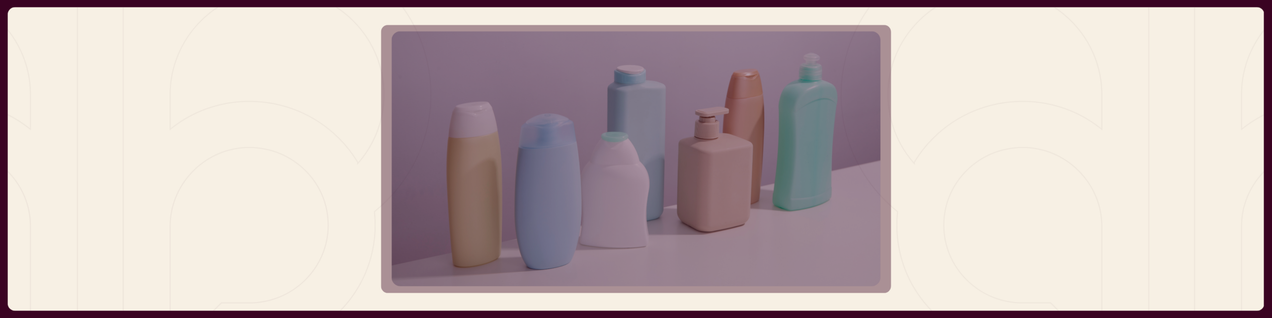 shaped objects - unlabelled products standing in a row